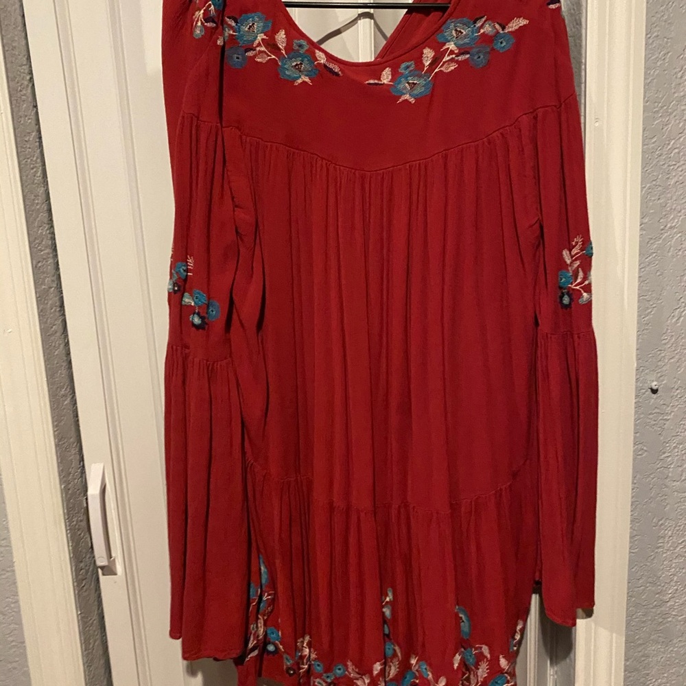 Free People Flared Sleeve Mini Dress - Picture 7 of 7